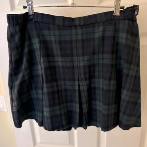 Halara Plaid Mini Skirt with Built in Shorts